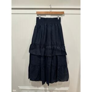 Sundays by We Are Sundays Linen Maxi Skirt Size S